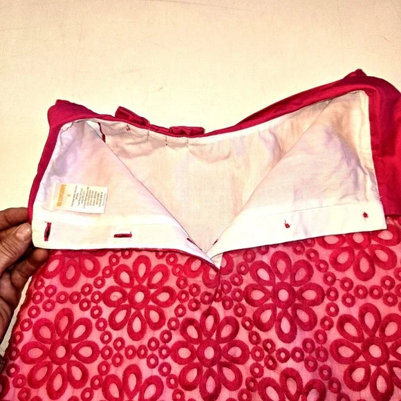 Gymboree Pink Embroidered Floral Shift Dress Girls Size 8 - Picture 8 of 11